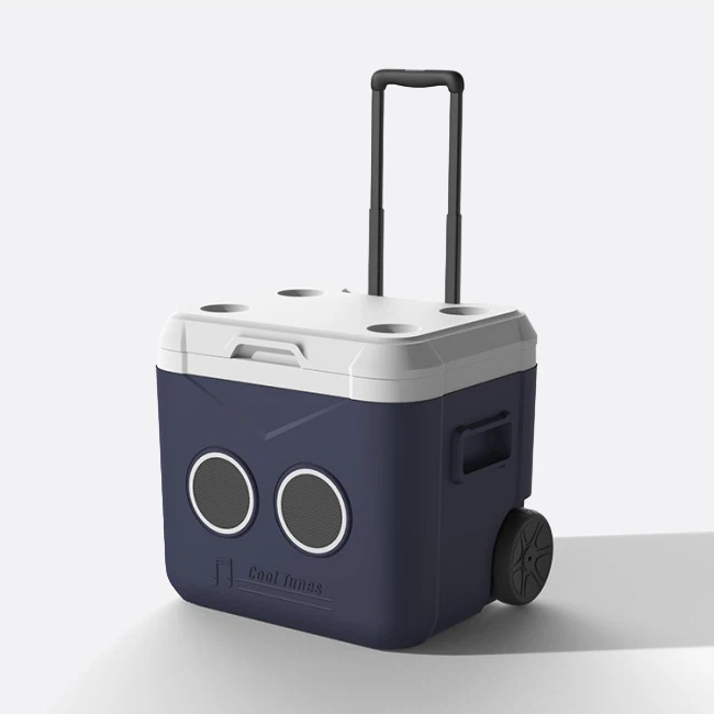 52L Wheeled Cooler Box with Speaker